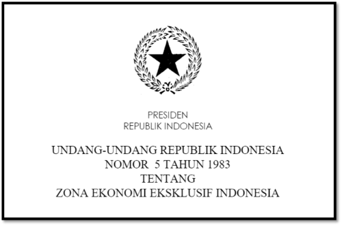 Undang-Undang No. 5 Tahun 1983 tentang Zona Ekonomi Eksklusif