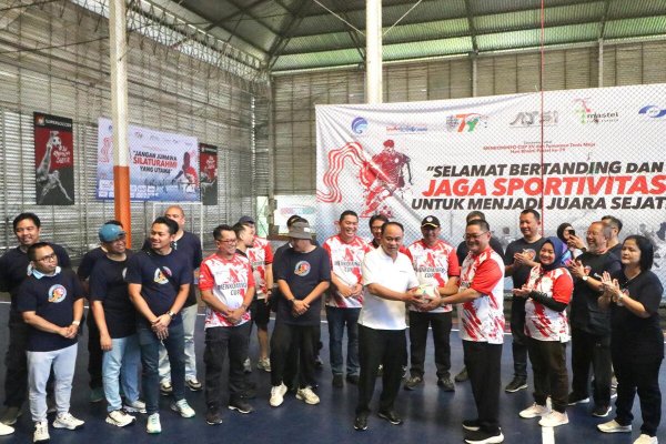 Menkominfo Budi Arie buka turnamen futsal meriahkan Hari Bhakti Postel ke-79